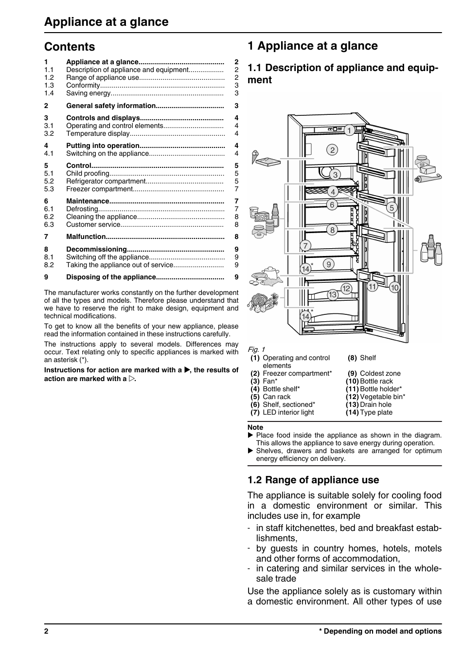 Liebherr IK 2310 Comfort User Manual | Page 2 / 10