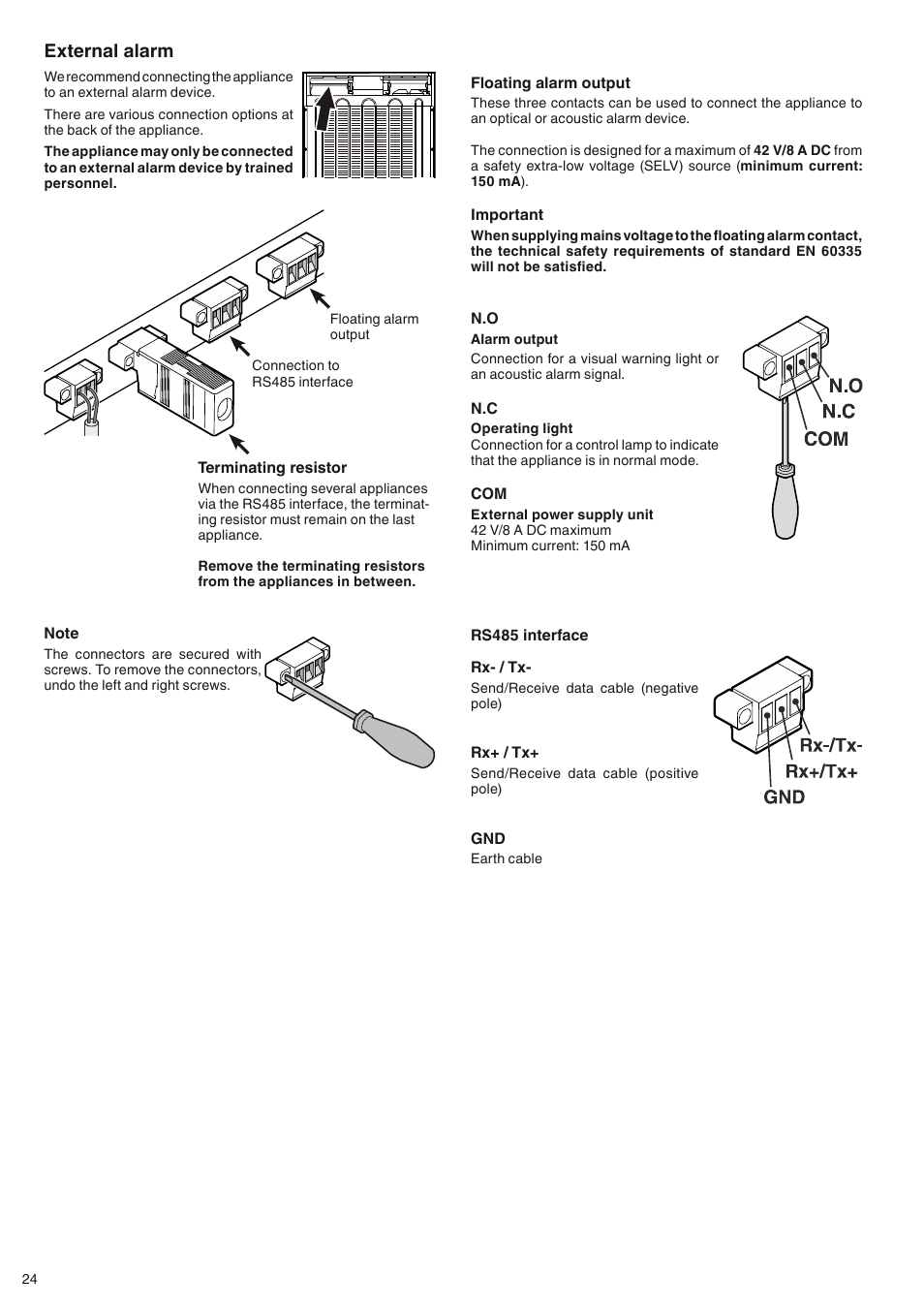 External alarm | Liebherr MKv 3910 User Manual | Page 12 / 13