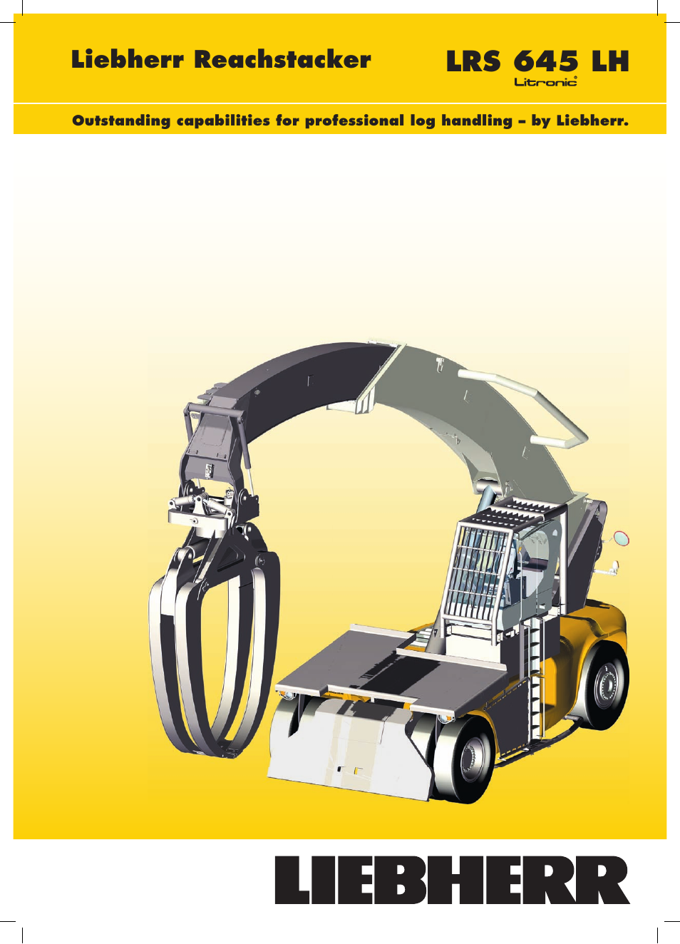 Liebherr LRS 645 LH Log Handler User Manual | 4 pages