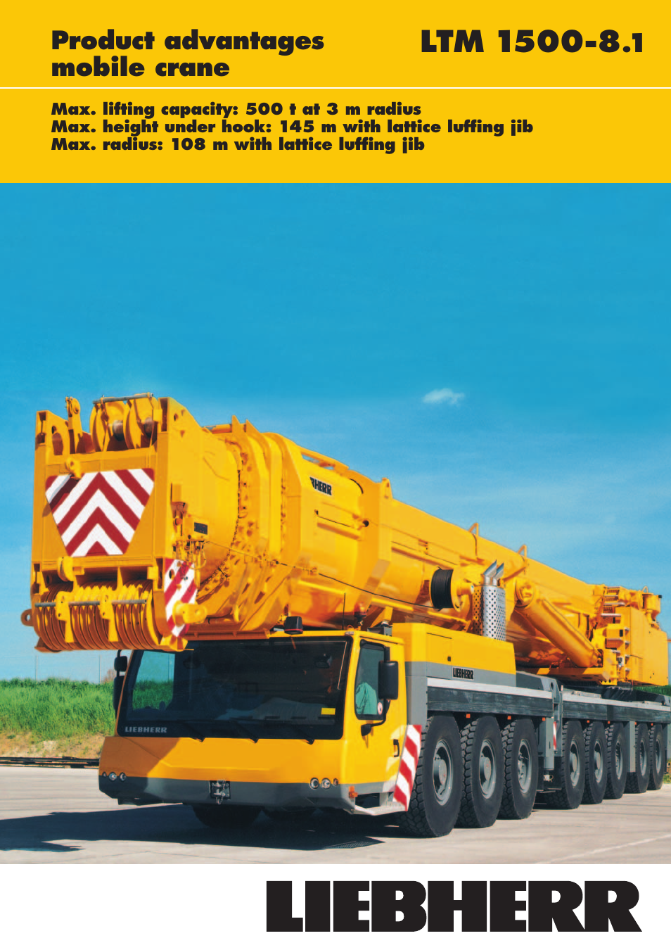 Liebherr LTM 1500-8.1 User Manual | 20 pages