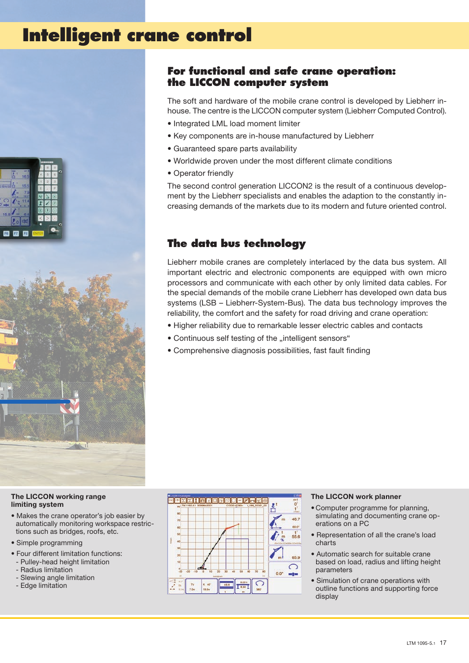 Intelligent crane control, The data bus technology | Liebherr LTM 1095-5.1 User Manual | Page 17 / 18