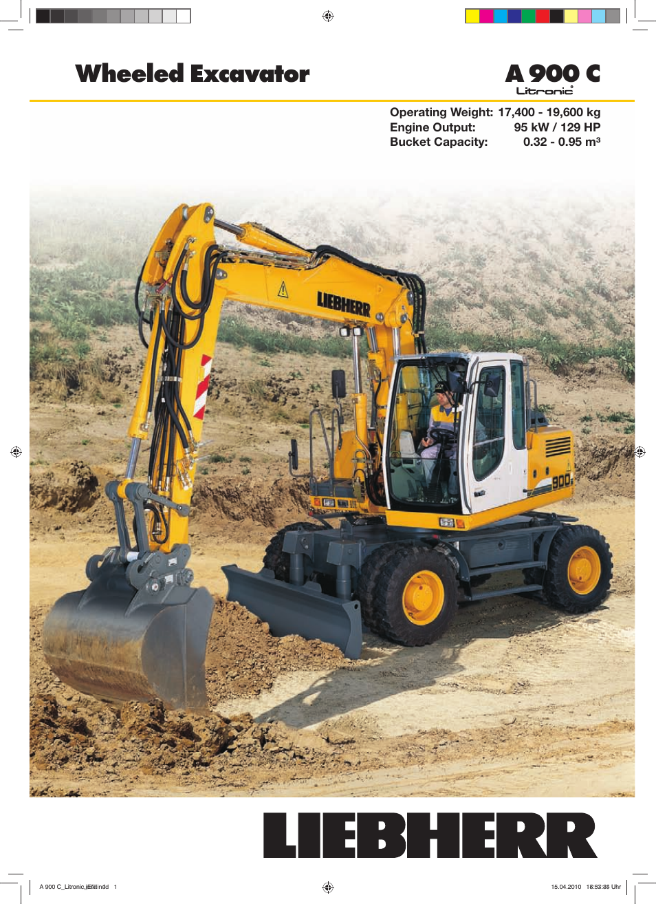 Liebherr A 900 C Litronic User Manual | 32 pages