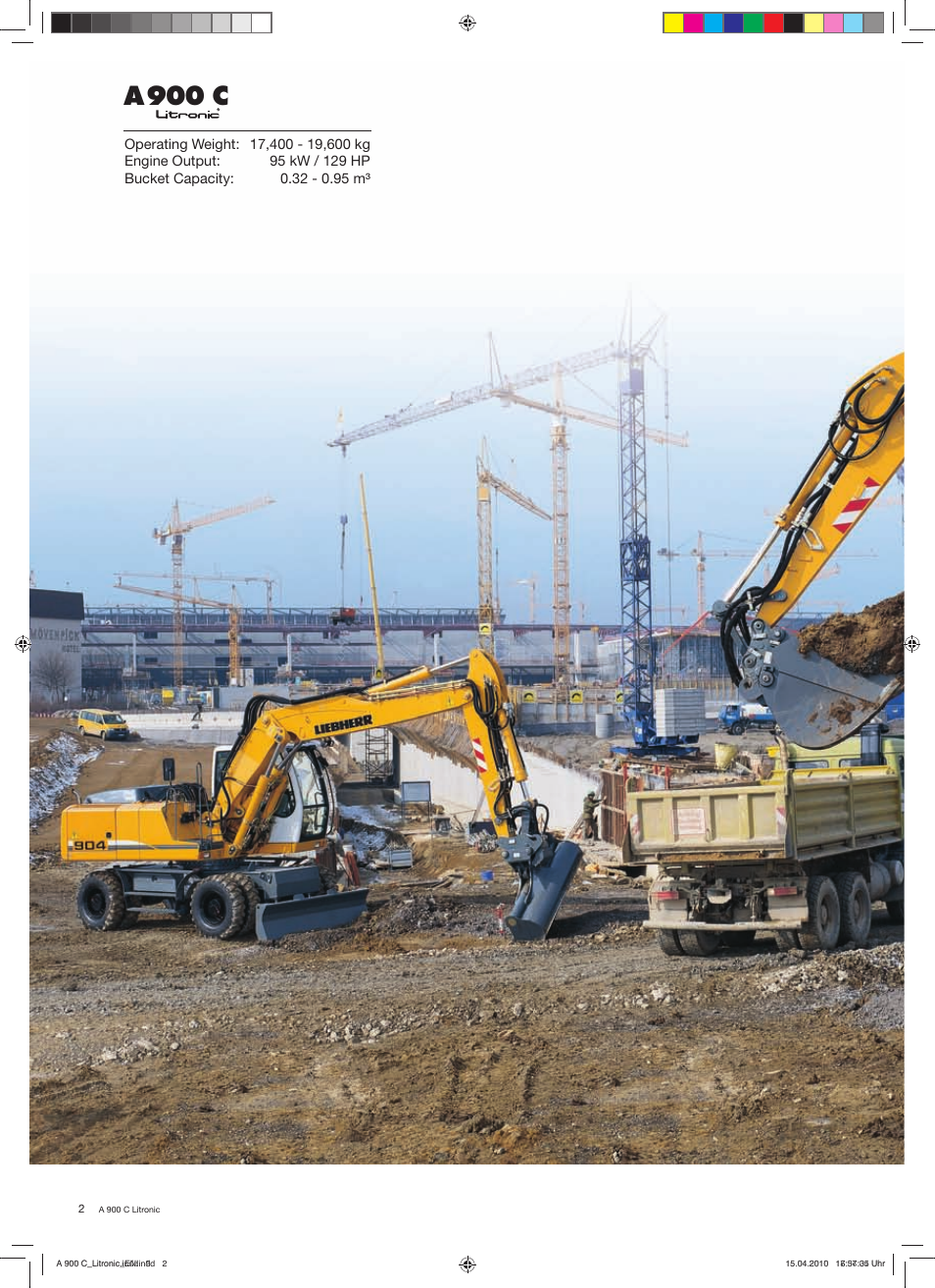 A 900 c | Liebherr A 900 C Litronic User Manual | Page 2 / 32