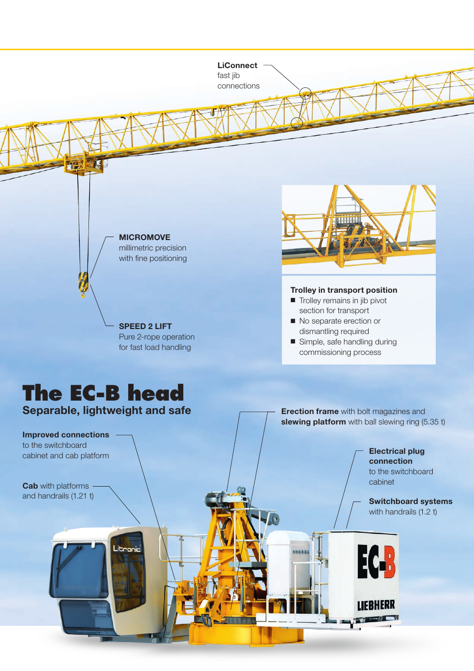 Separable, lightweight and safe | Liebherr 172 EC-B 8 Litronic User Manual | Page 3 / 4