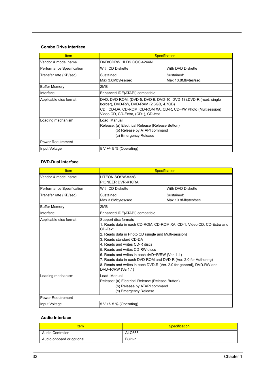 Acer 3620 User Manual | Page 40 / 108