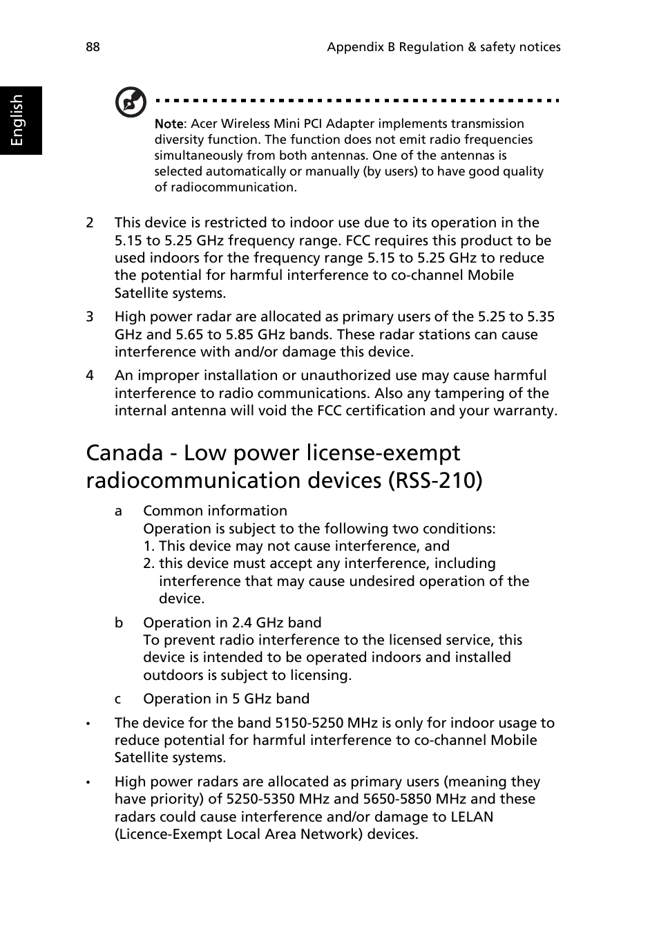 Acer 2200 Series User Manual | Page 98 / 105