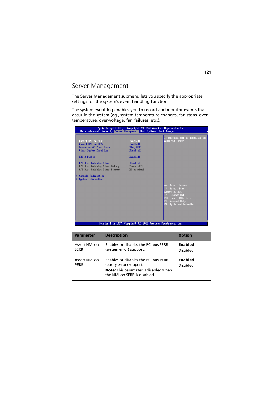 Server management | Acer Altos R720 Series User Manual | Page 131 / 186