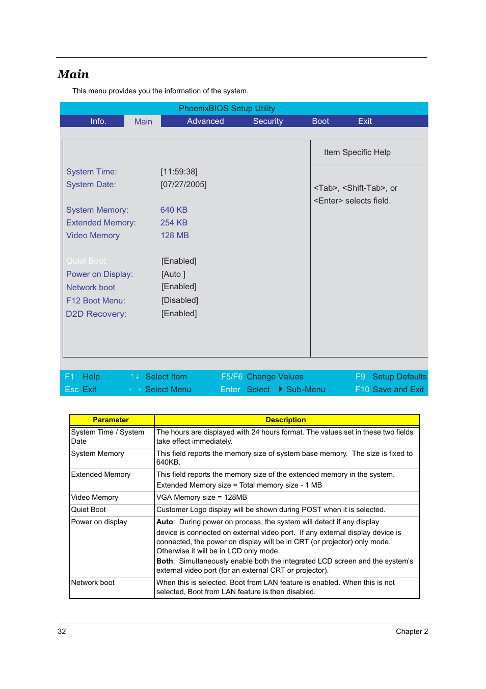 Main | Acer 5510 User Manual | Page 38 / 105