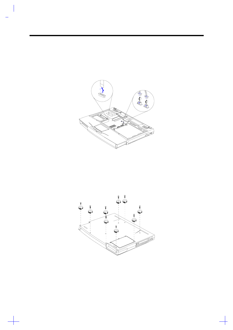 Detaching the top cover, 18 removing, Cables | 19 removing | Acer 365 User Manual | Page 66 / 127