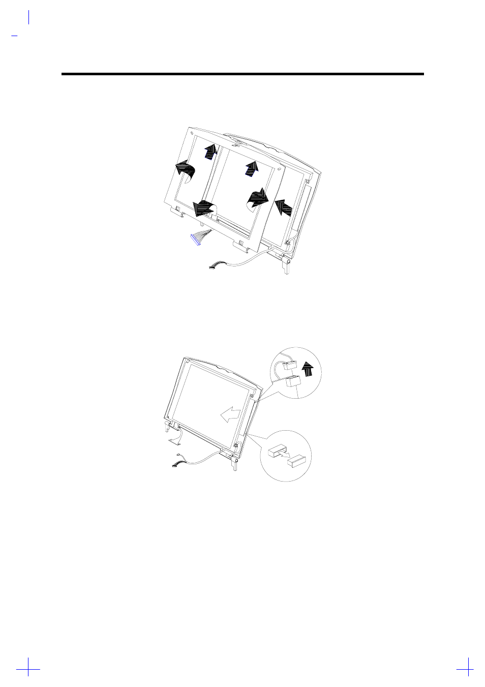 Removing the display bezel, Removing the inverter board | Acer 365 User Manual | Page 72 / 127