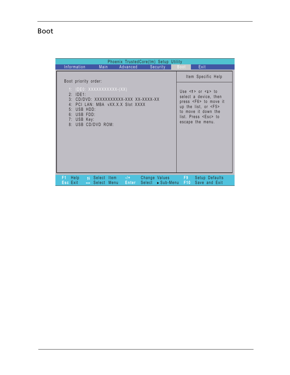 Boot | Acer 5220G User Manual | Page 59 / 180