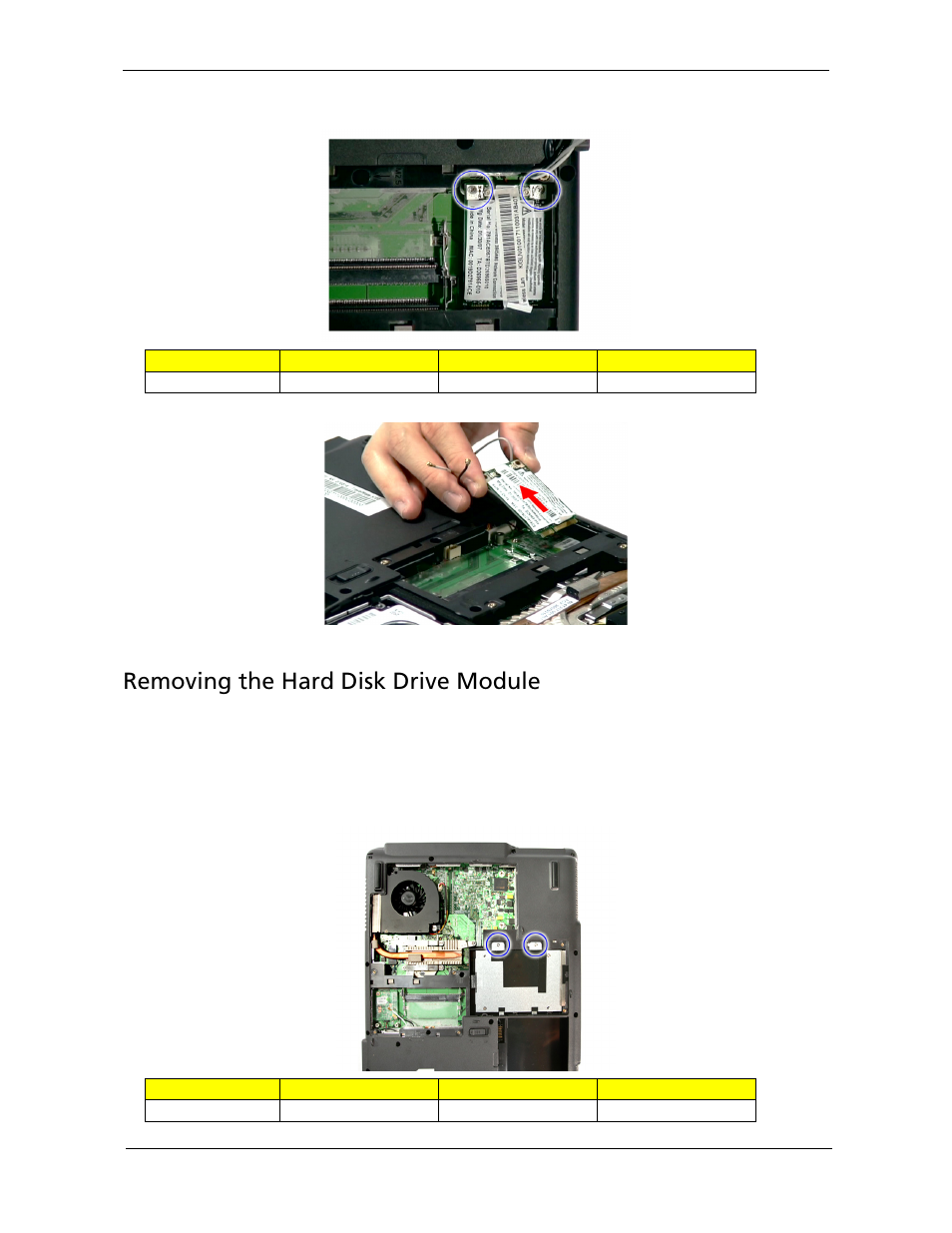 Removing the hard disk drive module | Acer 5220G User Manual | Page 75 / 180