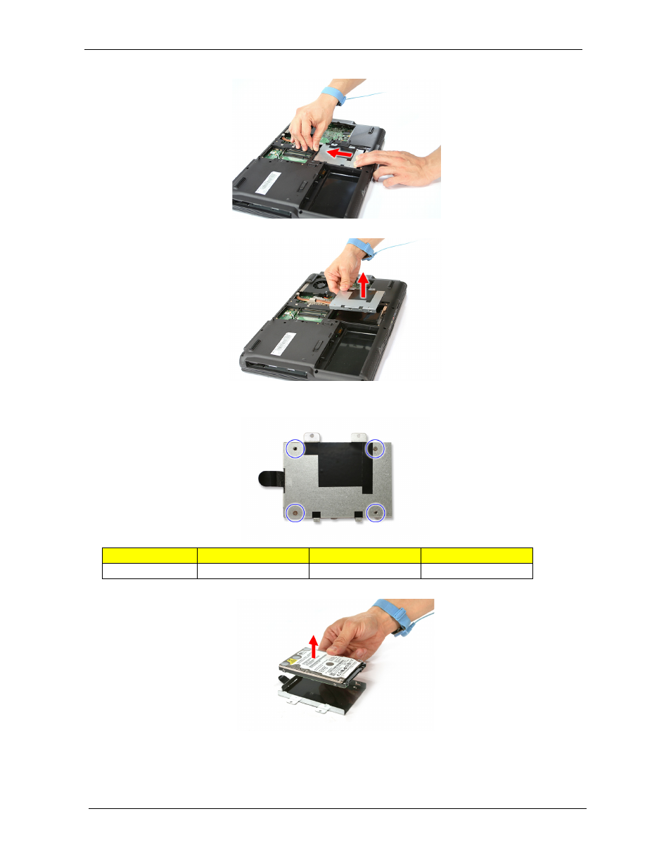 Removing the optical drive module | Acer 5220G User Manual | Page 76 / 180