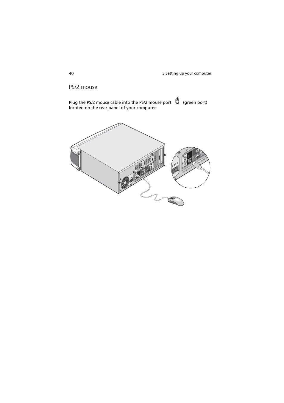 Ps/2 mouse | Acer 5600 series User Manual | Page 46 / 122