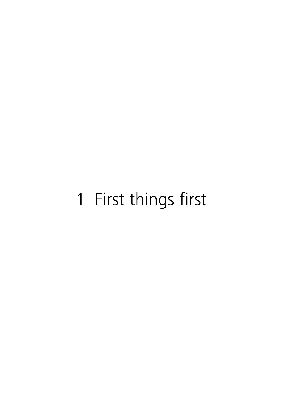 1 first things first | Acer 5600 series User Manual | Page 7 / 122