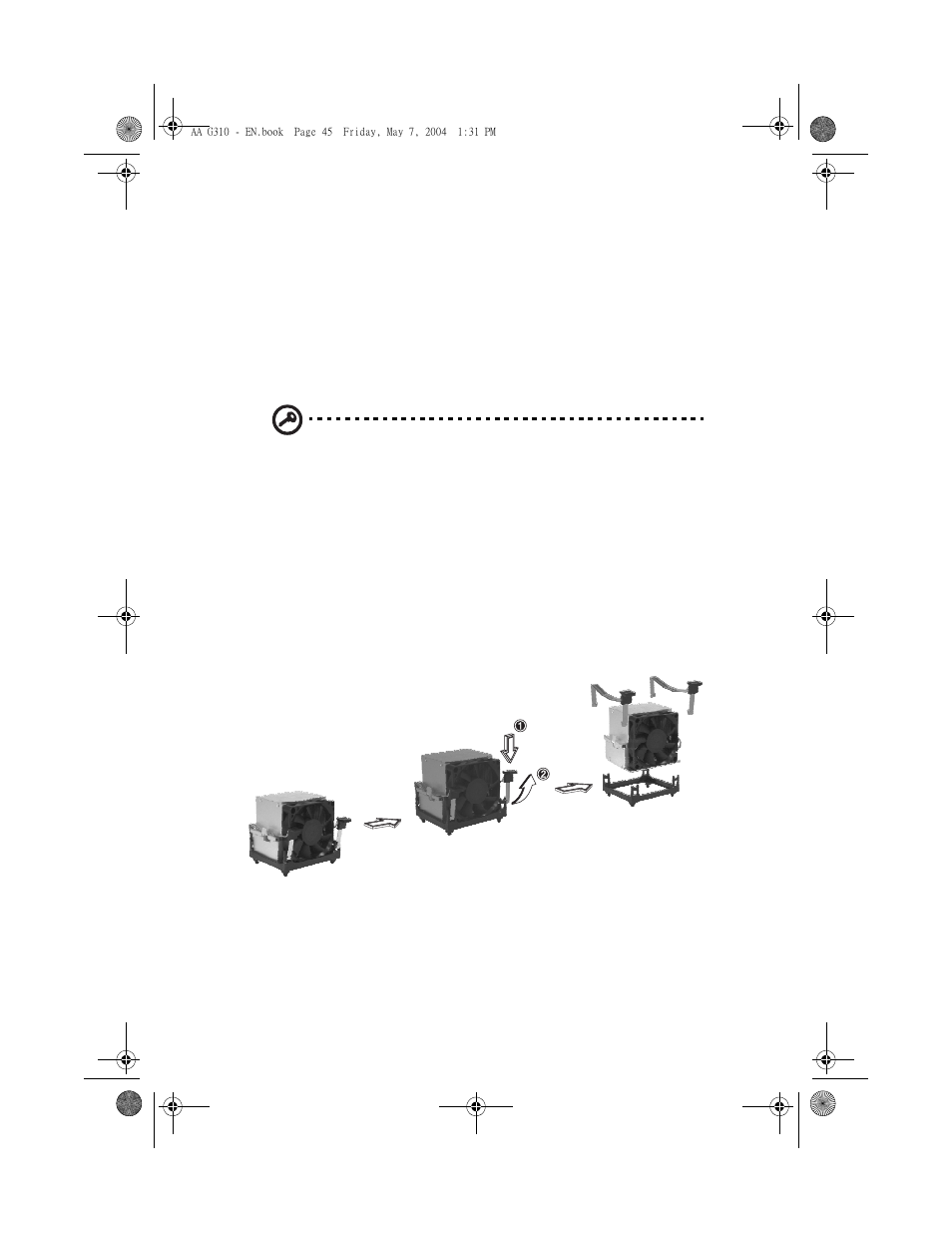 Upgrading the cpu, To remove a cpu with heatsink | Acer Altos G310 User Manual | Page 55 / 130