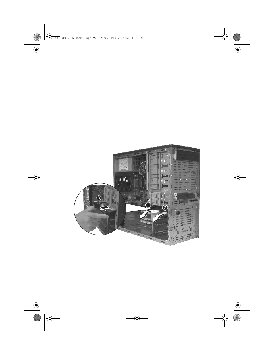 Installing and removing a hard disk, To remove a hard disk | Acer Altos G310 User Manual | Page 65 / 130