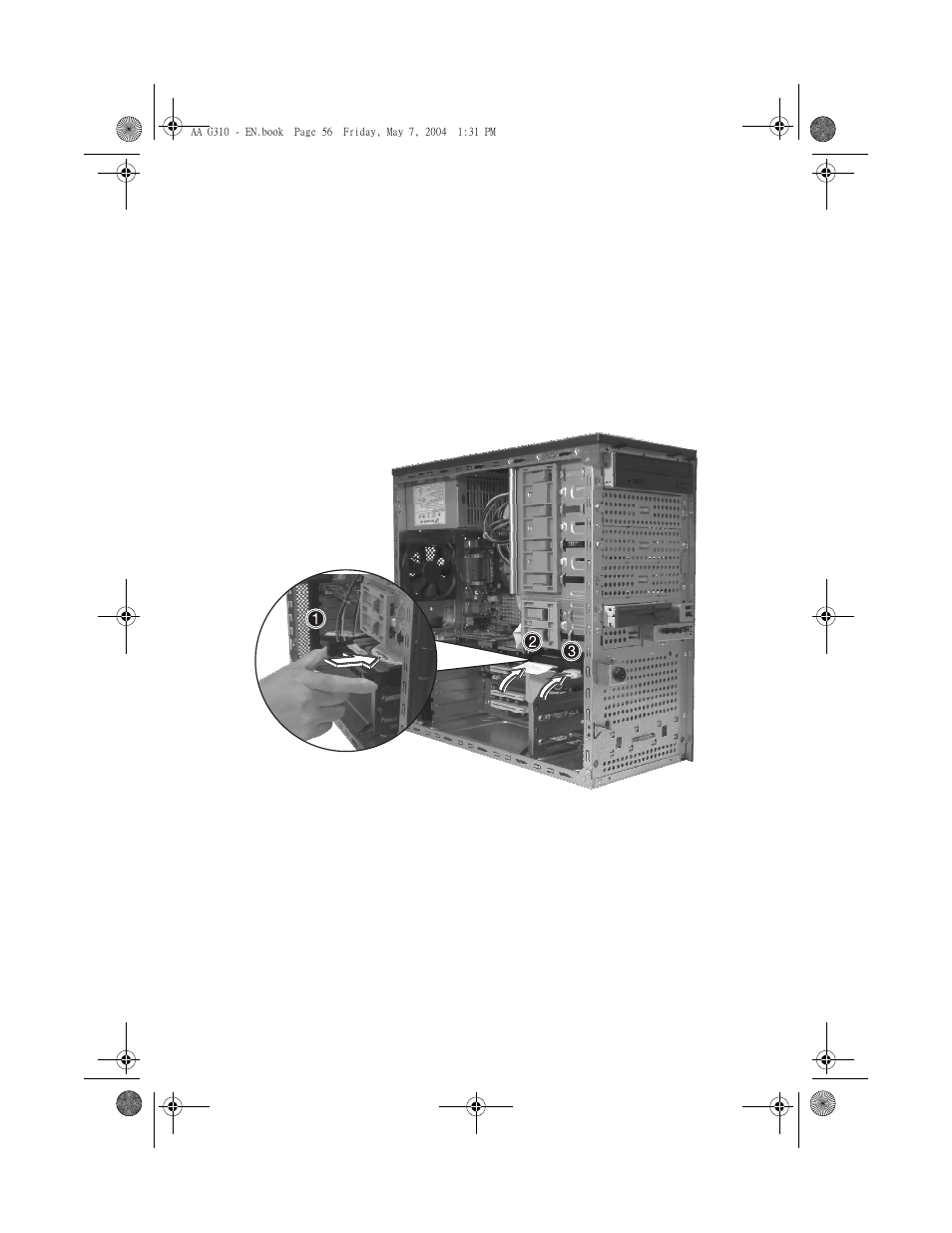 To install a hard disk | Acer Altos G310 User Manual | Page 66 / 130