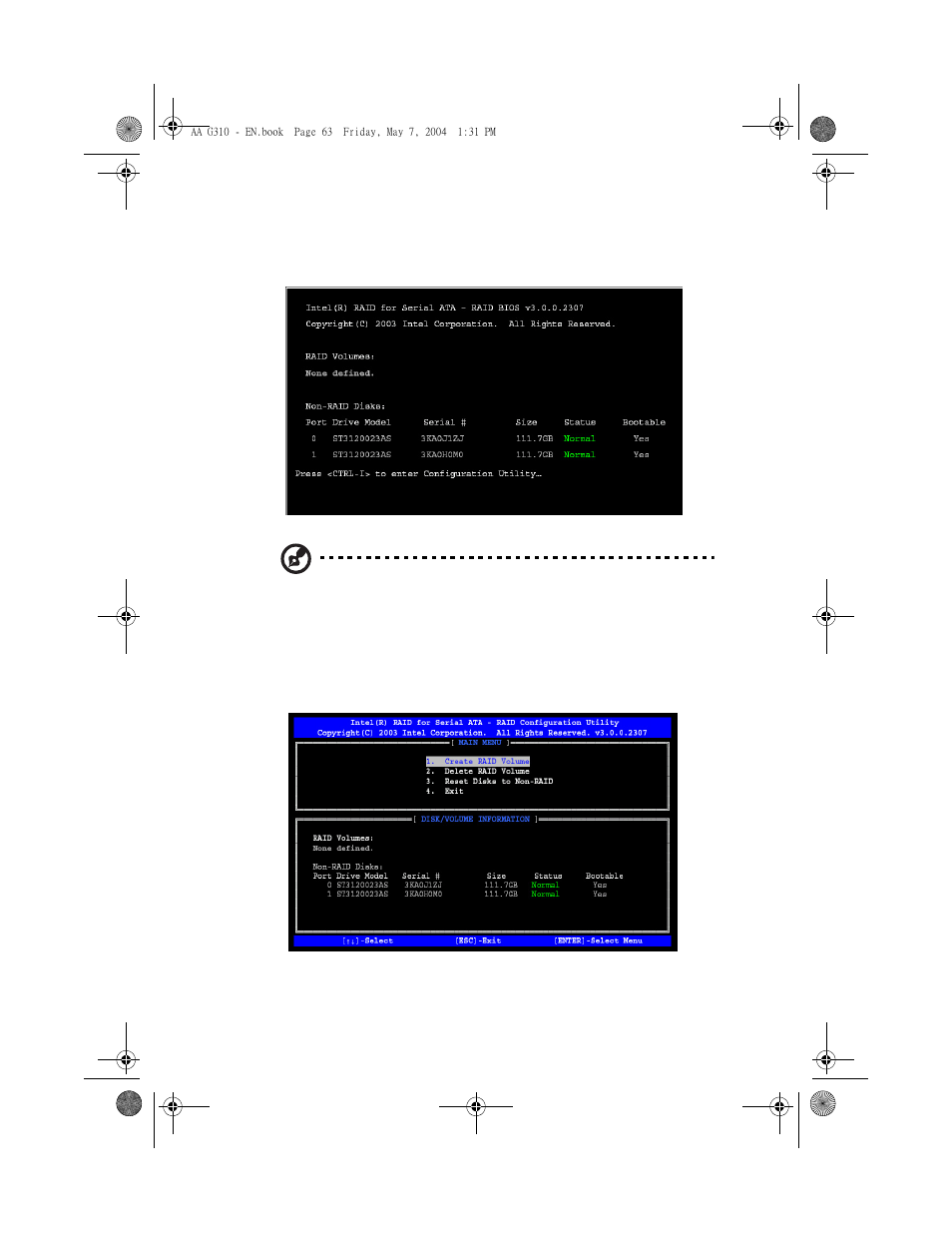 Acer Altos G310 User Manual | Page 73 / 130