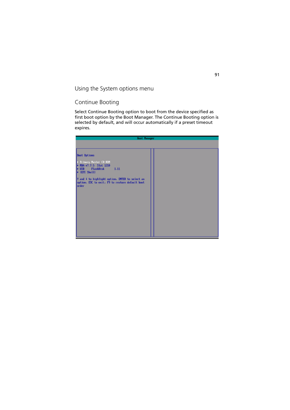 Acer Altos R910 Series User Manual | Page 101 / 192