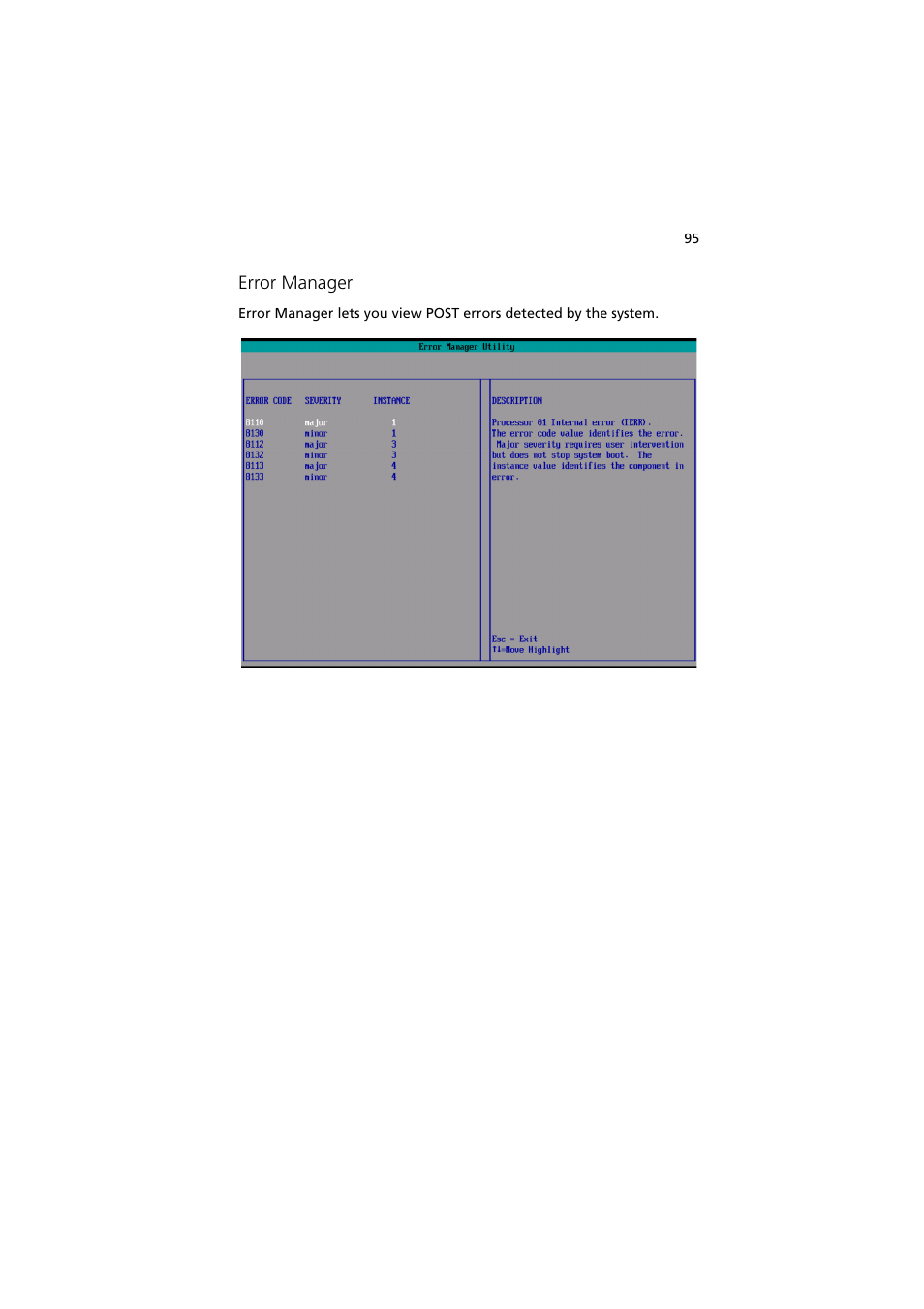 Acer Altos R910 Series User Manual | Page 105 / 192
