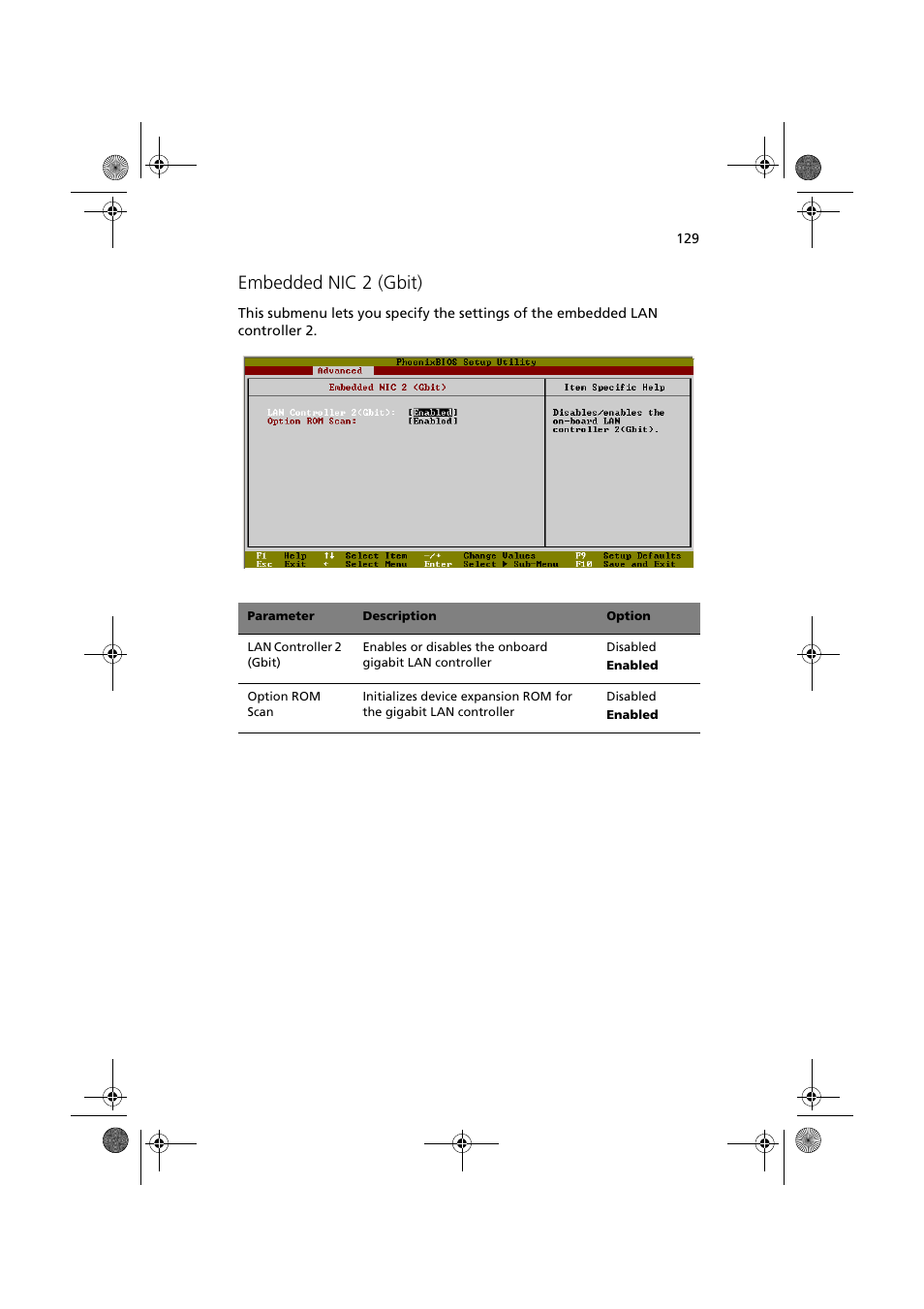 Embedded nic 2 (gbit) | Acer Altos G900 User Manual | Page 145 / 248