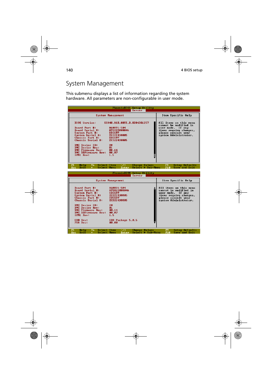 System management | Acer Altos G900 User Manual | Page 156 / 248