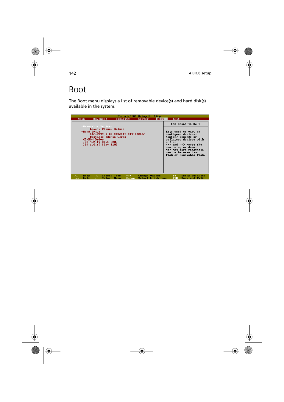 Boot | Acer Altos G900 User Manual | Page 158 / 248