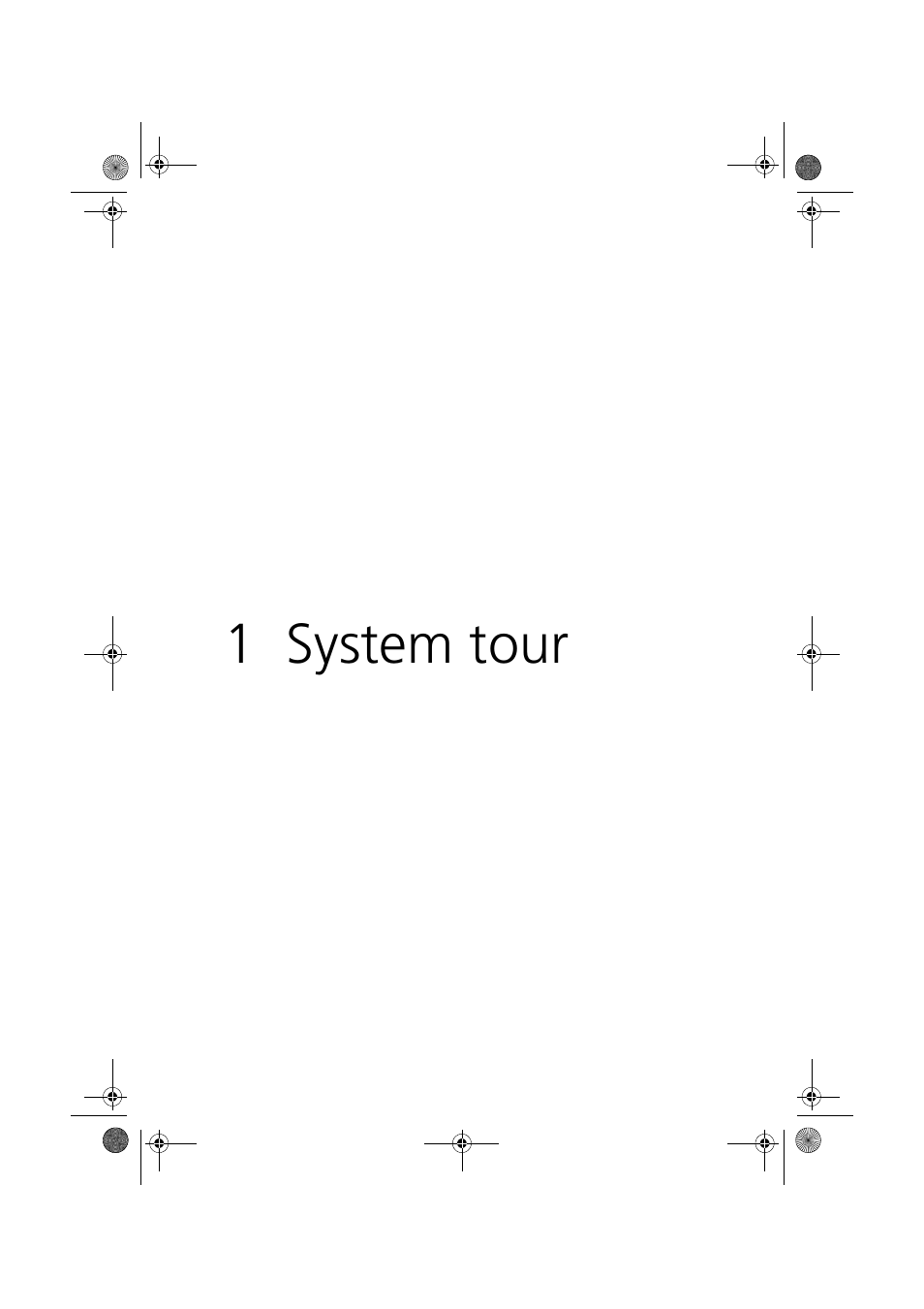 1 system tour | Acer Altos G900 User Manual | Page 17 / 248