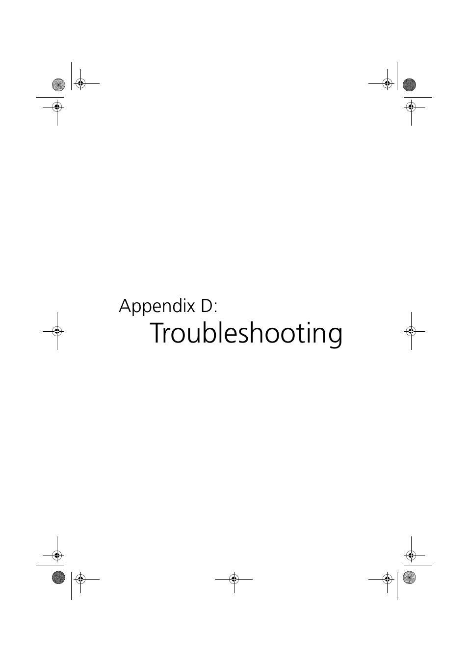 Appendix d: troubleshooting, Troubleshooting | Acer Altos G900 User Manual | Page 219 / 248