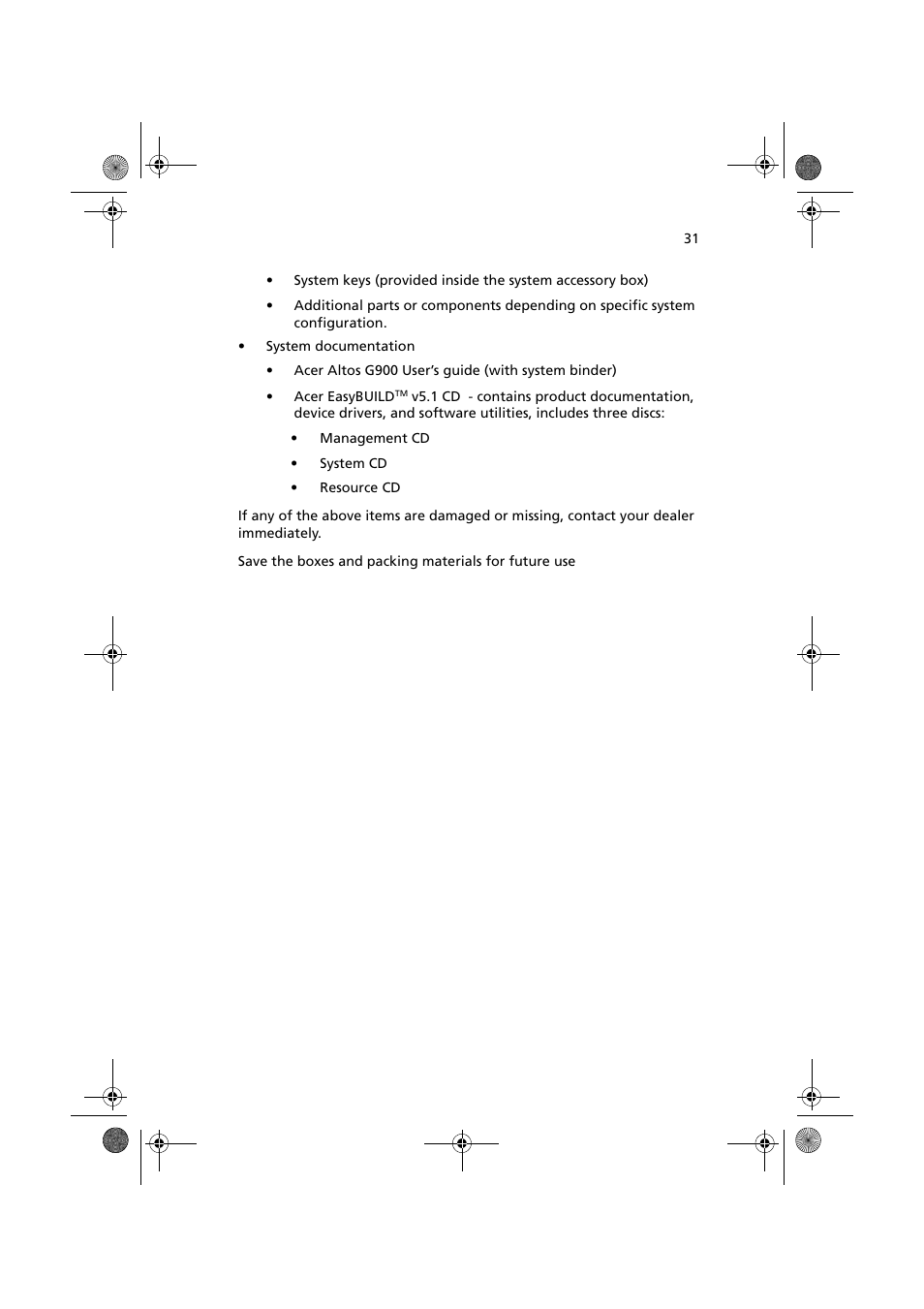 Acer Altos G900 User Manual | Page 47 / 248