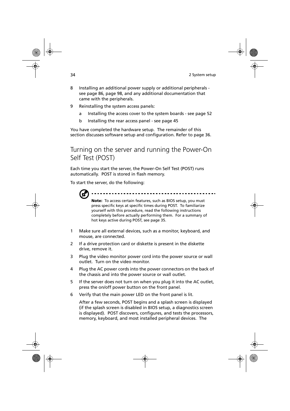 Acer Altos G900 User Manual | Page 50 / 248