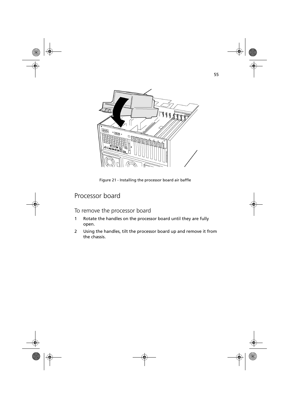 Processor board | Acer Altos G900 User Manual | Page 71 / 248