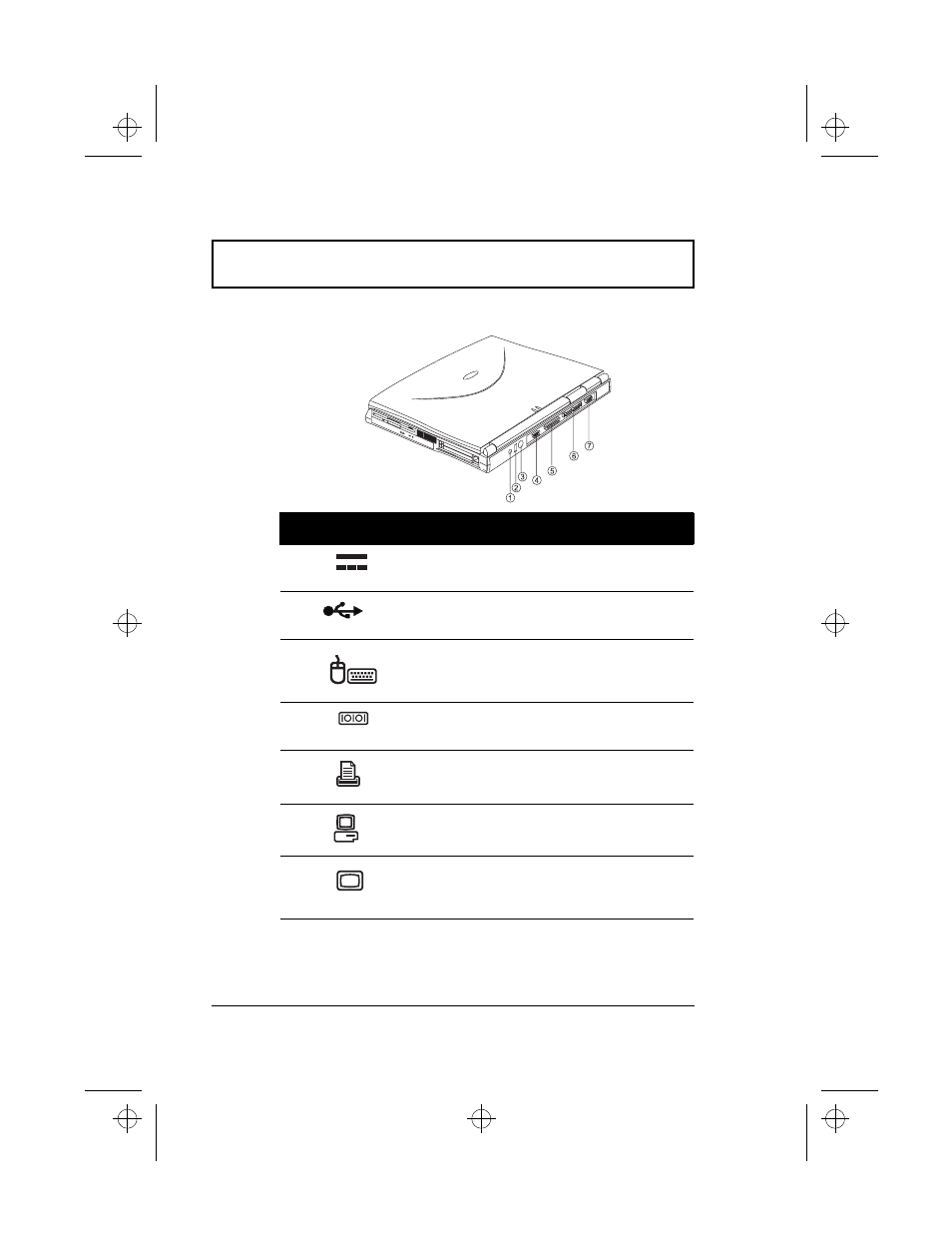 Ports, Rear ports | Acer 510 Series User Manual | Page 46 / 149