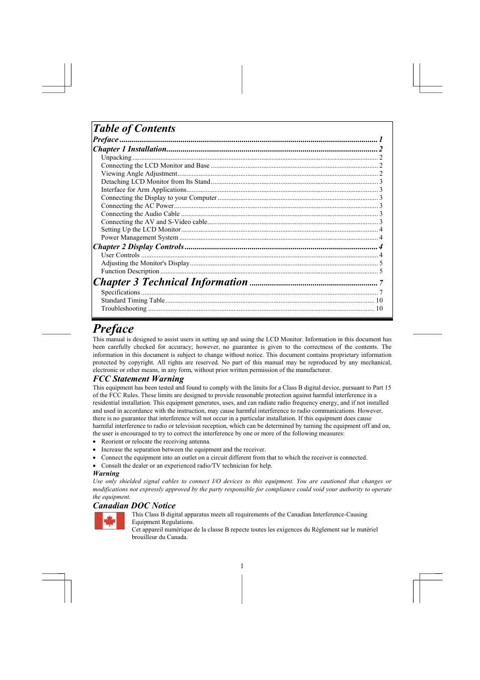 Acer AL1731 User Manual | 3 pages