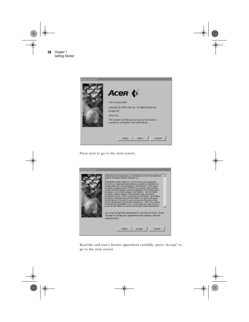 Acer WT 300 User Manual | Page 24 / 54