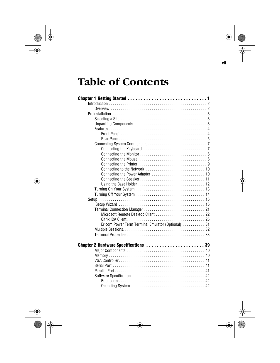 Acer WT 300 User Manual | Page 7 / 54