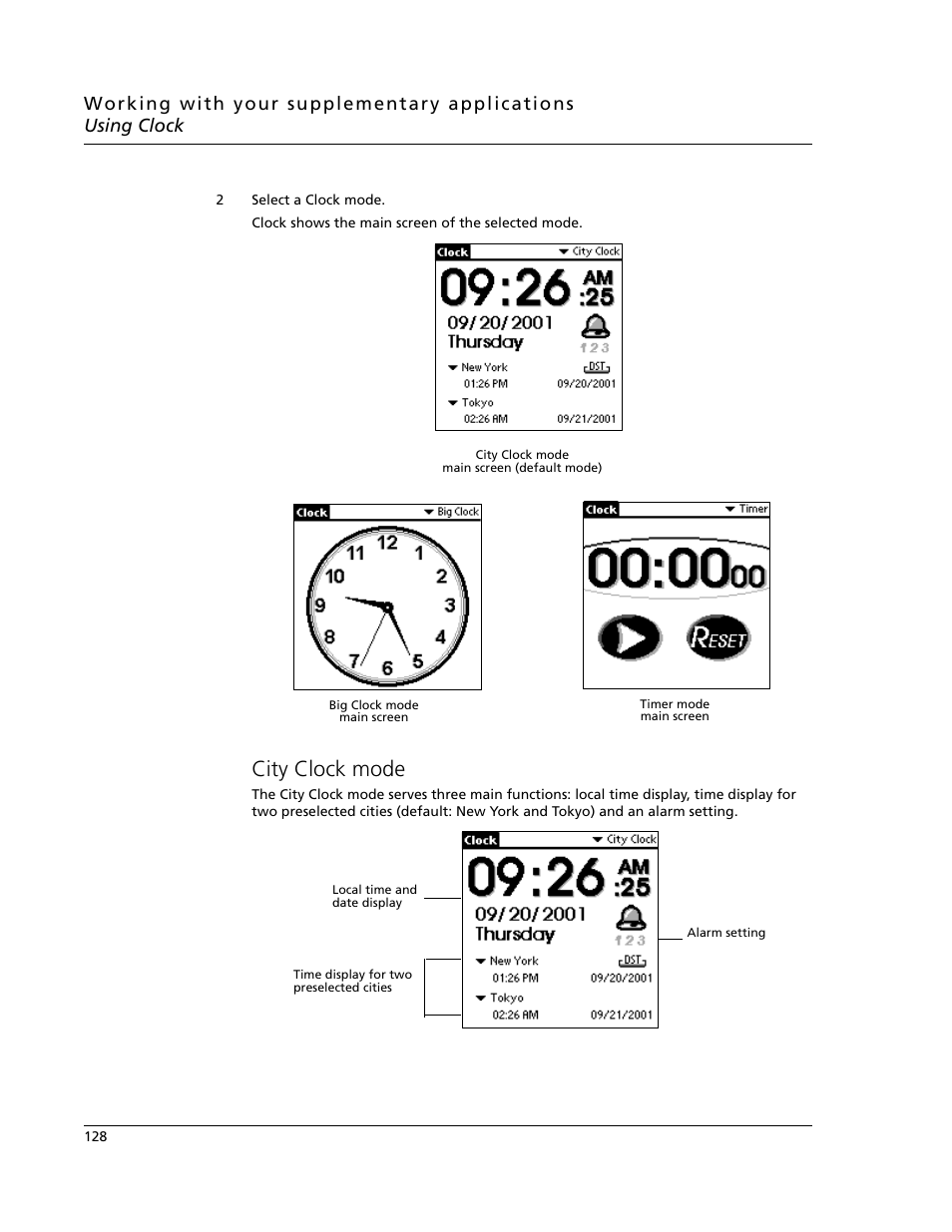 City clock mode | Acer s10 User Manual | Page 146 / 338