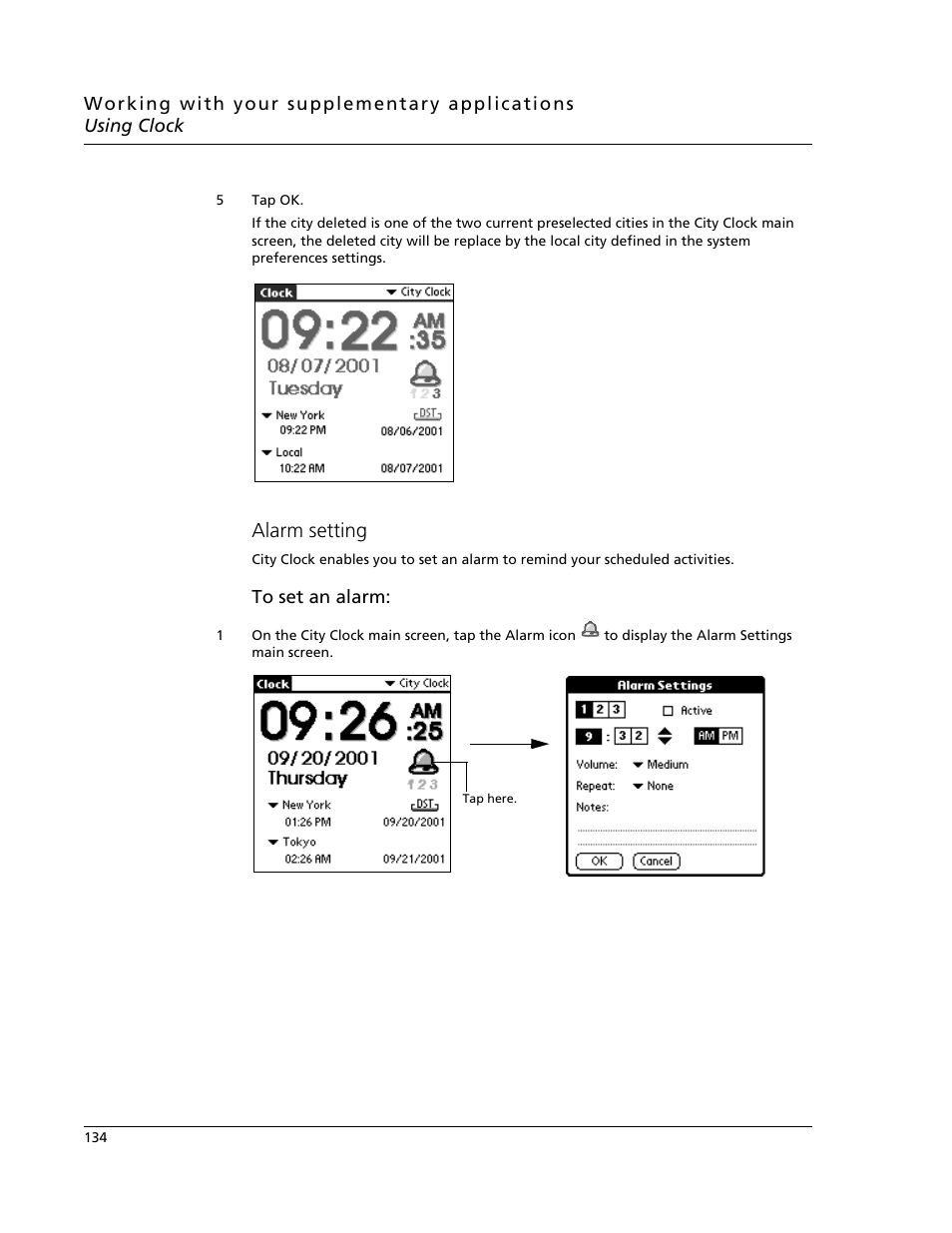 Alarm setting | Acer s10 User Manual | Page 152 / 338