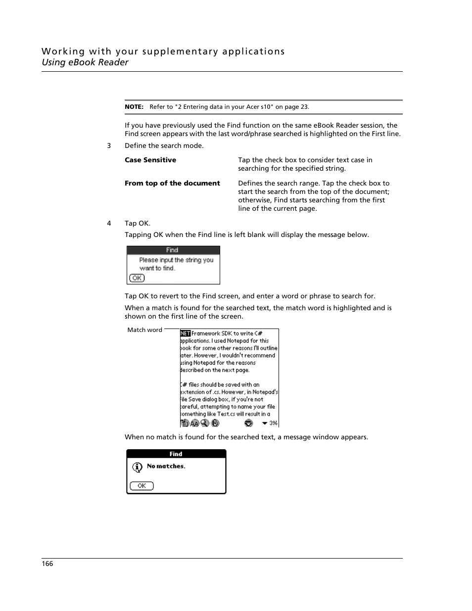 Acer s10 User Manual | Page 184 / 338