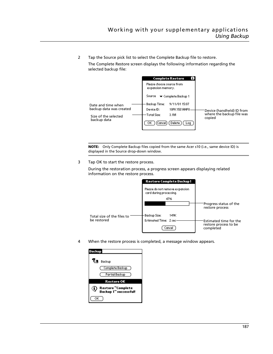 Acer s10 User Manual | Page 205 / 338