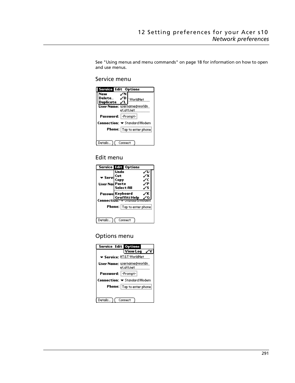 Acer s10 User Manual | Page 309 / 338