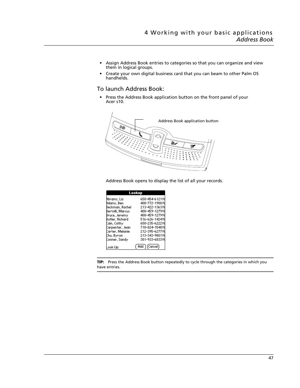 Acer s10 User Manual | Page 65 / 338