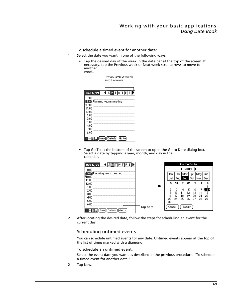 Scheduling untimed events | Acer s10 User Manual | Page 87 / 338