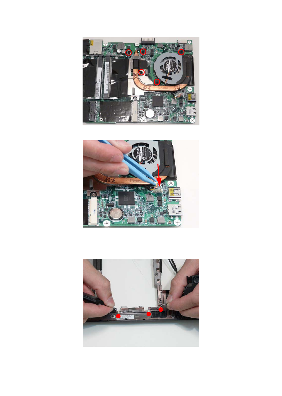 Replacing the speakers | Acer 1820PT User Manual | Page 123 / 216