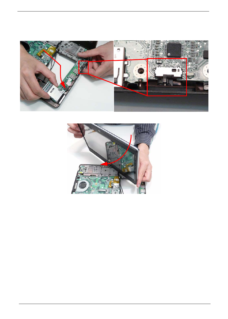 Replacing the i/o board | Acer 1820PT User Manual | Page 132 / 216