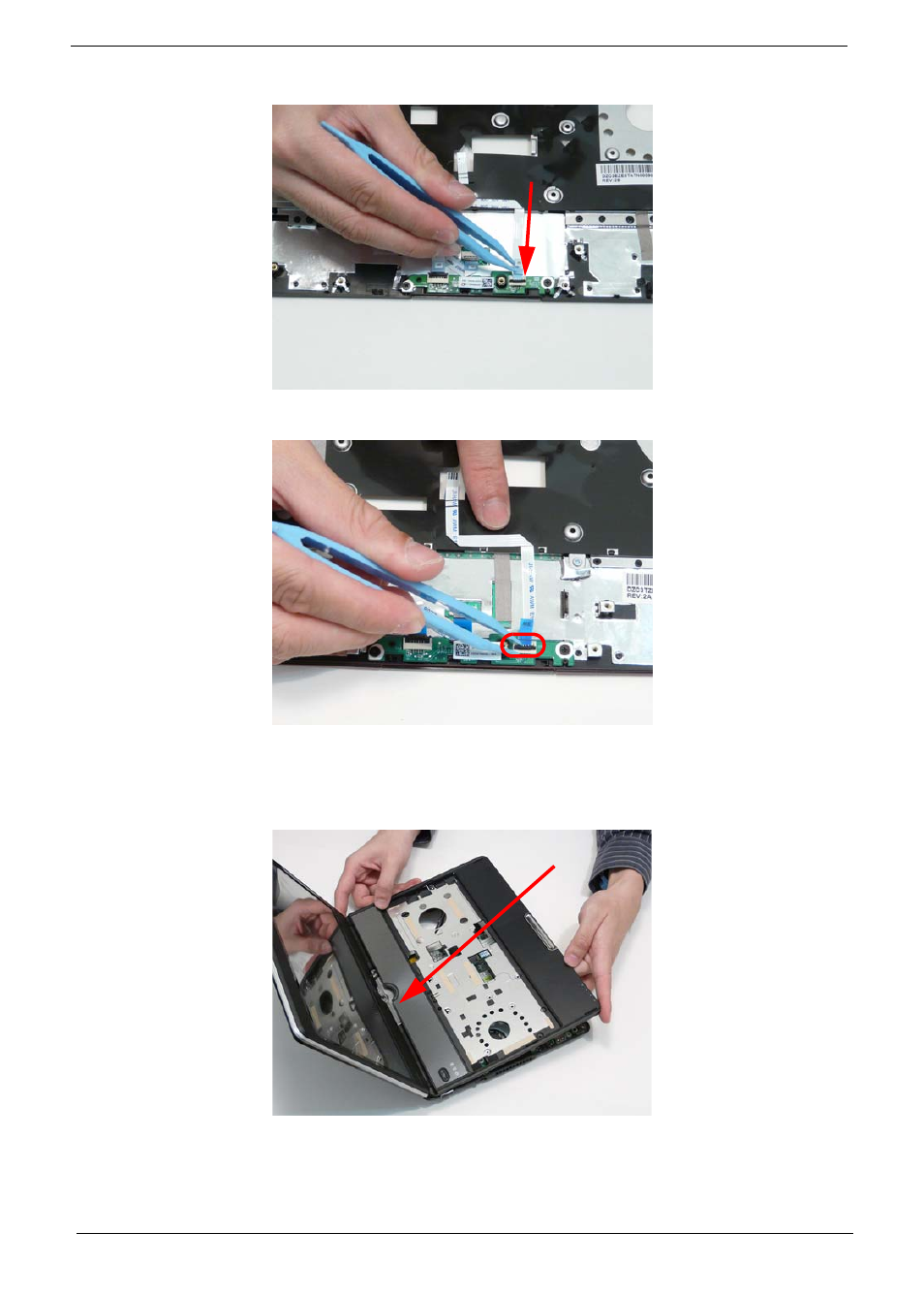 Replacing the upper cover | Acer 1820PT User Manual | Page 138 / 216