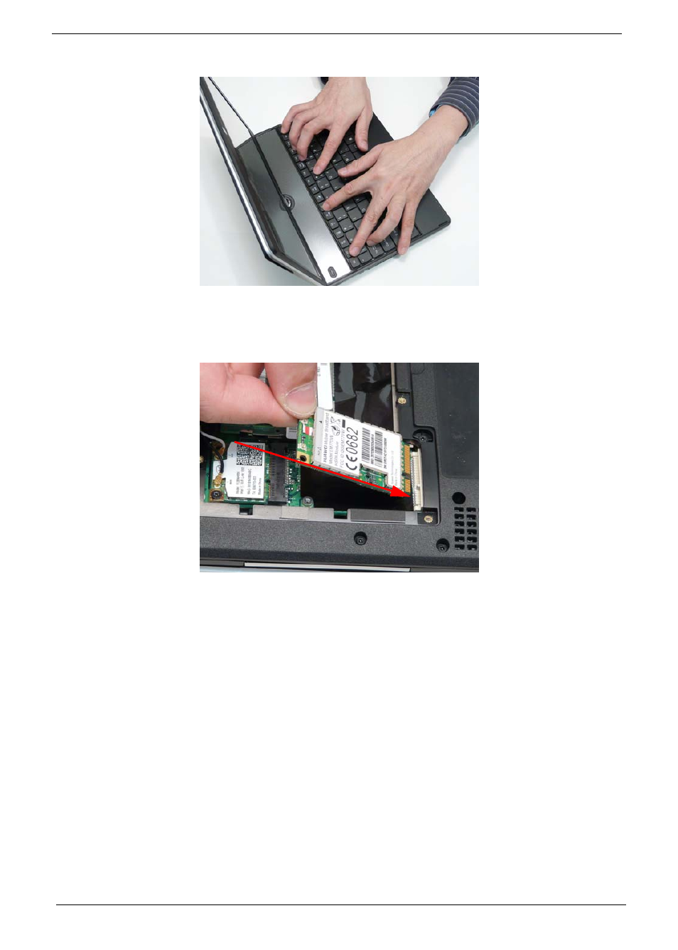 Replacing the 3g module | Acer 1820PT User Manual | Page 144 / 216