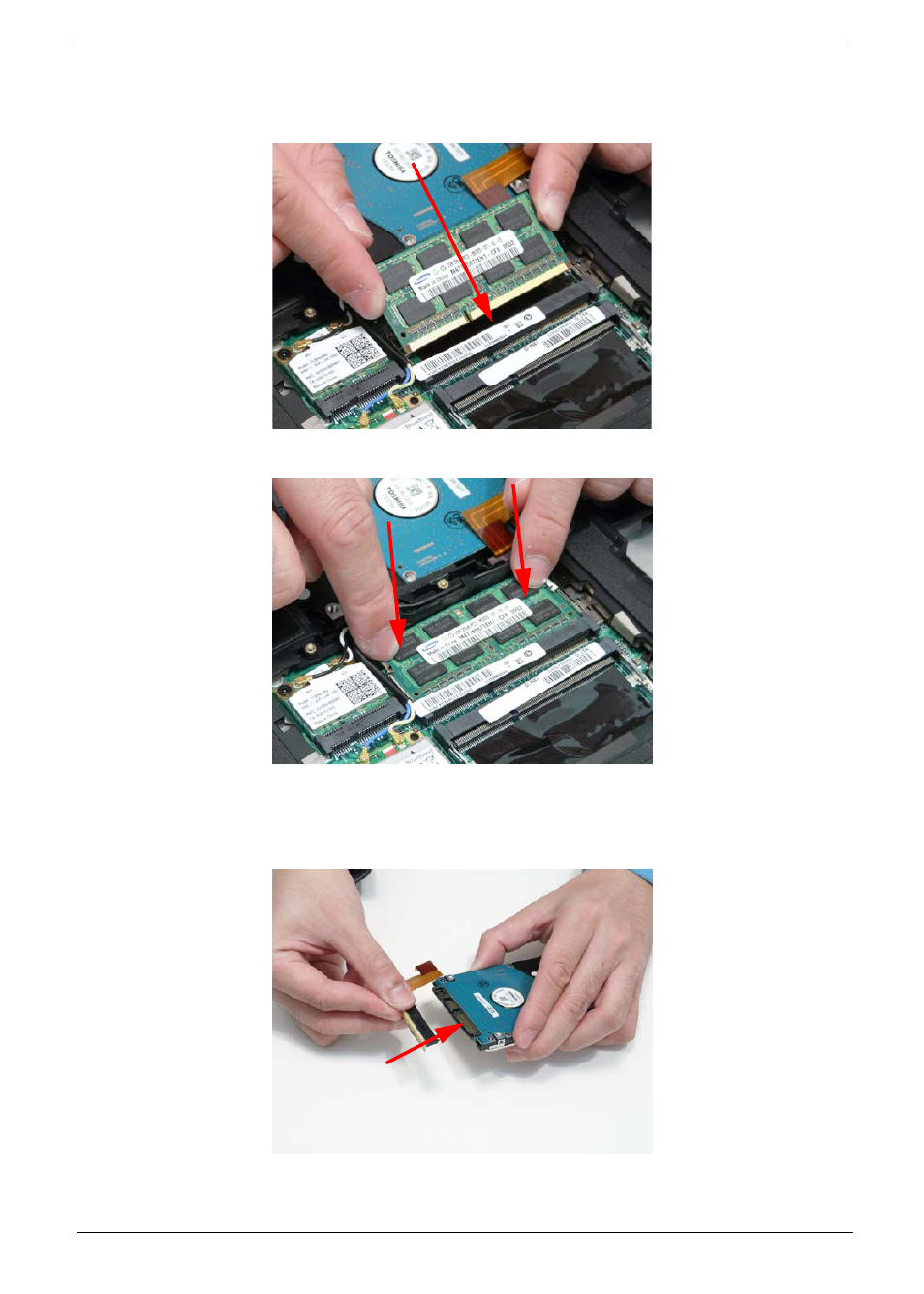 Replacing the dimm, Replacing the hard disk drive, Replacing the dimm replacing the hard disk drive | Acer 1820PT User Manual | Page 147 / 216