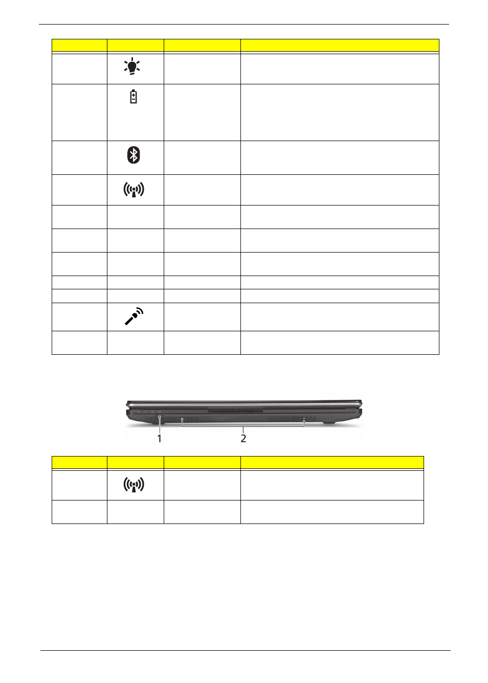 Closed front view | Acer 1820PT User Manual | Page 15 / 216
